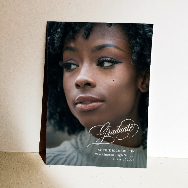 Anúncio Elegant Grad | Photo and Modern Calligraphy (Criador carregado)