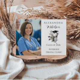 Anúncio Elegant Kintsugi Floral Dental Graduation Party