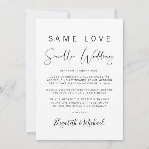 Anúncio Elegante Casamento Menor Redimensionado
