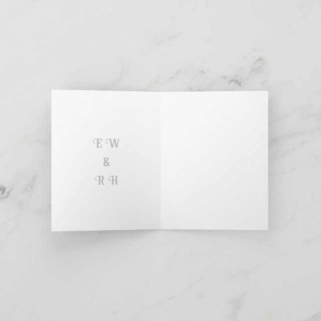 Anúncio Elegante Design de Sparkle Verde para Casamento (Interior)