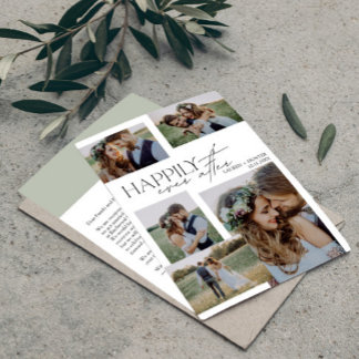 Anúncio Elegante Feliz De Todos Após O Moderno Casamento F