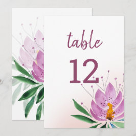 Anúncio Elegante Romântico Violeta Lotus Watercolor Art