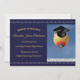 Anúncio Elegante Scroll Script Hot Air Balloon Formando