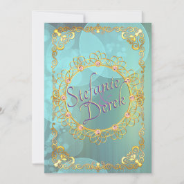 Anúncio Elegantes Bolhas de Teal Suave