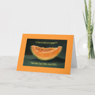 Anúncio Elopement Announcement: Cantaloupe, Pun, Funny