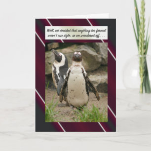 Anúncio Elopement Announcement, Penguin Style
