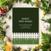 Anúncio em Movimento com cerca de piquete branca