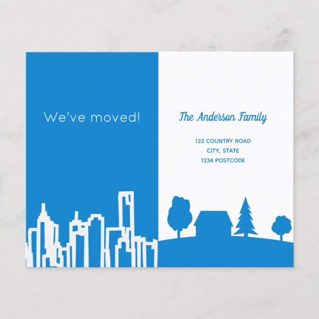 Anúncio em movimento do campo azul do orçamento (Frente)