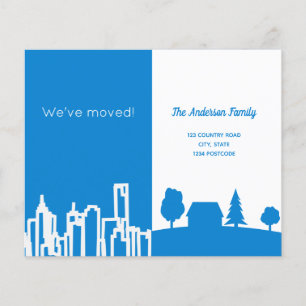 Anúncio em movimento do campo azul do orçamento