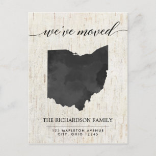 Anúncio em movimento, estado de Ohio apressado