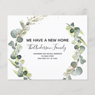 Anúncio em movimento Eucalyptus Greenery Watercol