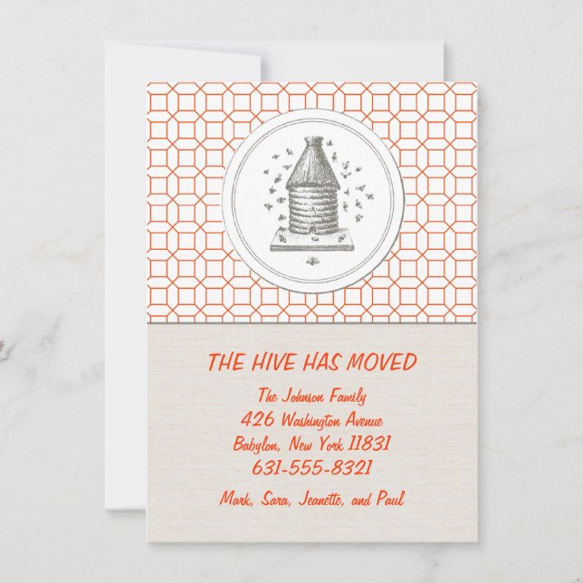 Anúncio em Movimento | Hive | Cor de Laranja (Frente)