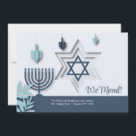 Anúncio em Movimento Judaico<br><div class="desc">Informe a todos o seu novo discurso com este anúncio bonito que contém elementos judeus. Perfeito para cumprimentos a Hanukkah também! (Imagem de Freepik). O cartão é fácil de personalizar com seu texto, fonte e cor da fonte. Não exatamente o que você está procurando? Todos os nossos produtos podem ser...</div>