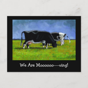 Anúncio em Movimento: Vacas Holstein: Arte Pastel
