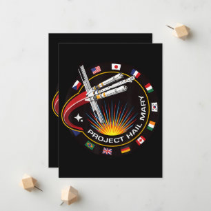 Anúncio Emblema de Missão Espacial