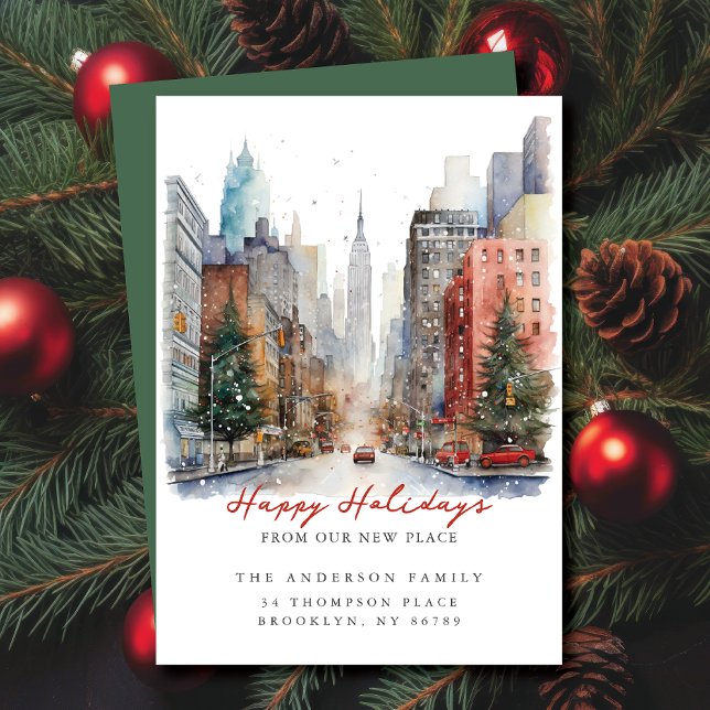 Anúncio Endereço de Natal em Nova York (Criador carregado)