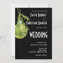 Enfeites de natal Verde, Casamento Moderno