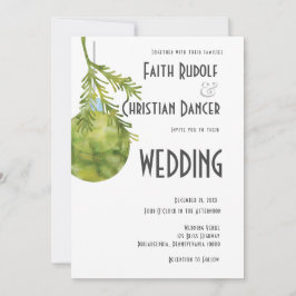 Anúncio Enfeites de natal Verde, Casamento Moderno