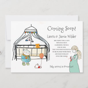 Anúncio Enfermeiro De Cores Aquáticas E Gravidez Da Mãe