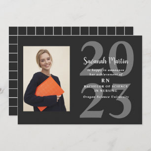 Anúncio Enfermeiro Foto 2023 Graduação Preta
