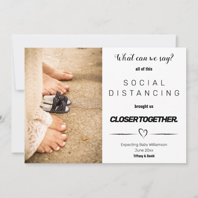 Anúncio Engraçada Gravidez Mínima Social Distorcida (Frente)