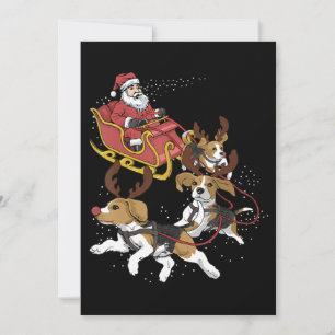 Anúncio Engraçado Beagle Dog Difm De Natal Para O Cão Love
