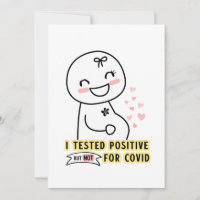 EngraçadoTestei a Gravidez positiva