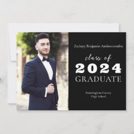 Anúncio Ensino Médio Moderno Minimalista Graduado