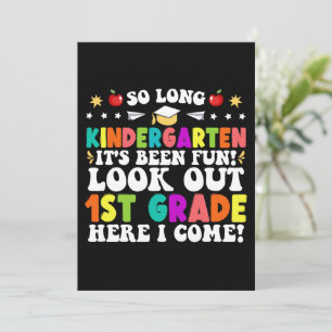 Anúncio Então, Jardim de Infância Longo Veja A Graduação D