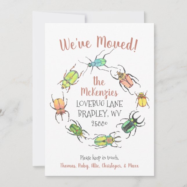 Anúncio Escaravelhos em movimento (Frente)