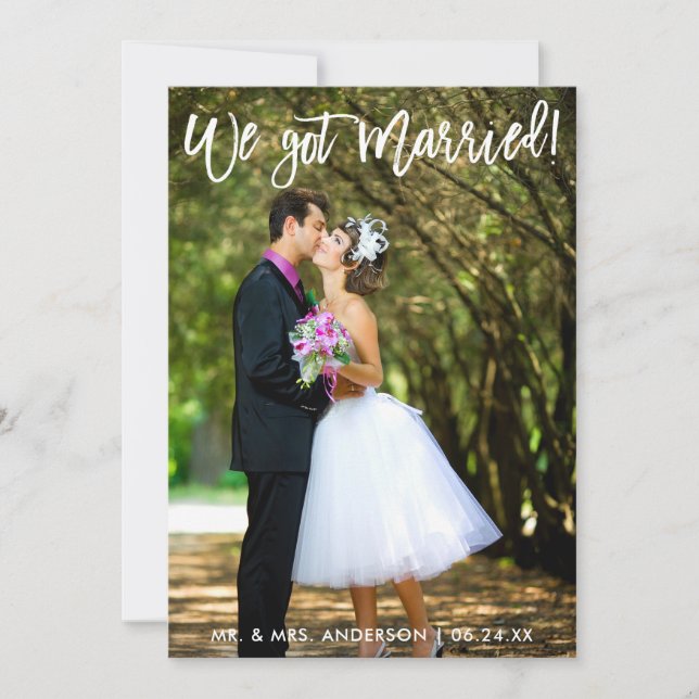 Anúncio Escrita Escova Que Nos Casamos Convidamos Para Cel (Frente)