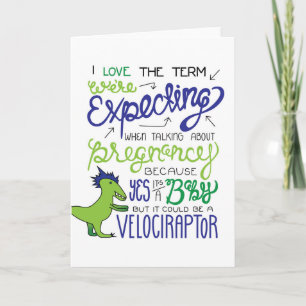 Anúncio Esperamos um bebê, mas pode ser...