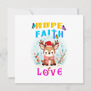 Anúncio Esperança Fé Amor