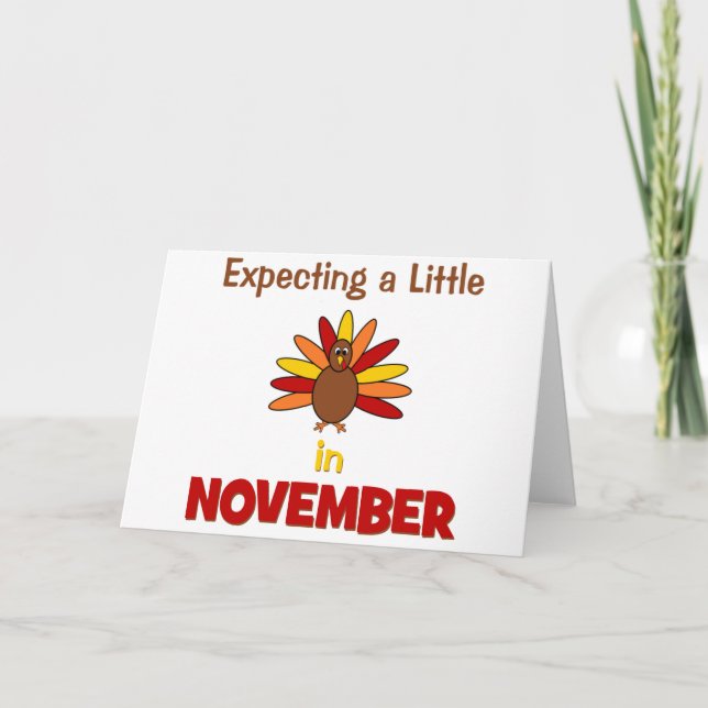 Anúncio Esperando um pouco de peru em novembro! (Frente)