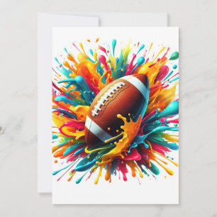 Anúncio Esportes de Bola de Jogo Colorido Moderno