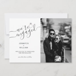 Anúncio Estamos envolvidos com o noivado de fotos do casal