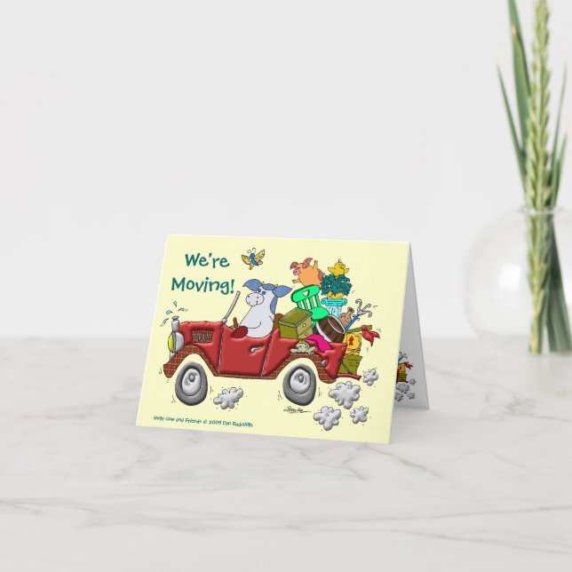 Anúncio Estamos nos movendo! (Frente)