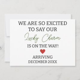 Anúncio Estamos tão animados em dizer nossa gravidez de ch