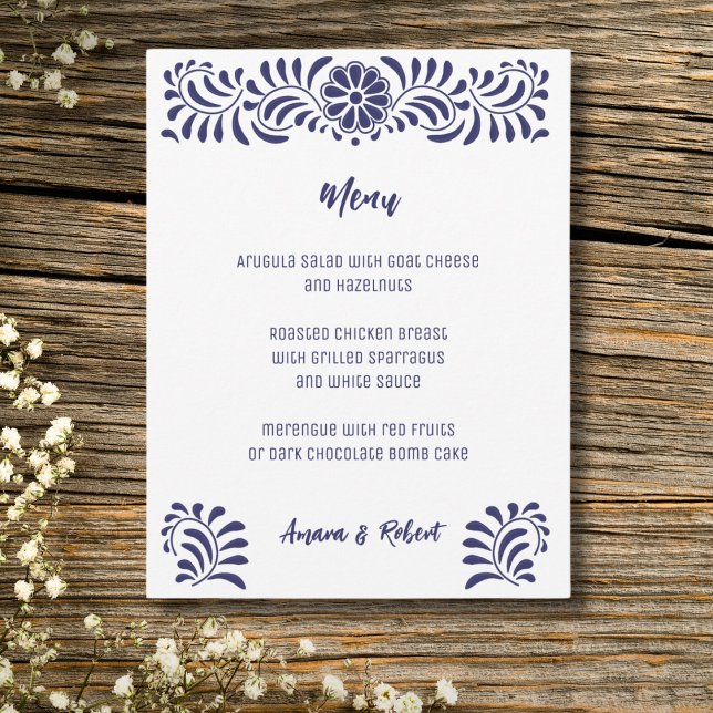 Anúncio estilo mexicano talavera (Criador carregado)