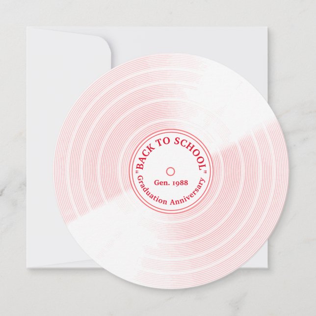 Anúncio Estilo retrógrado da chapa de vinilo artística (Frente)