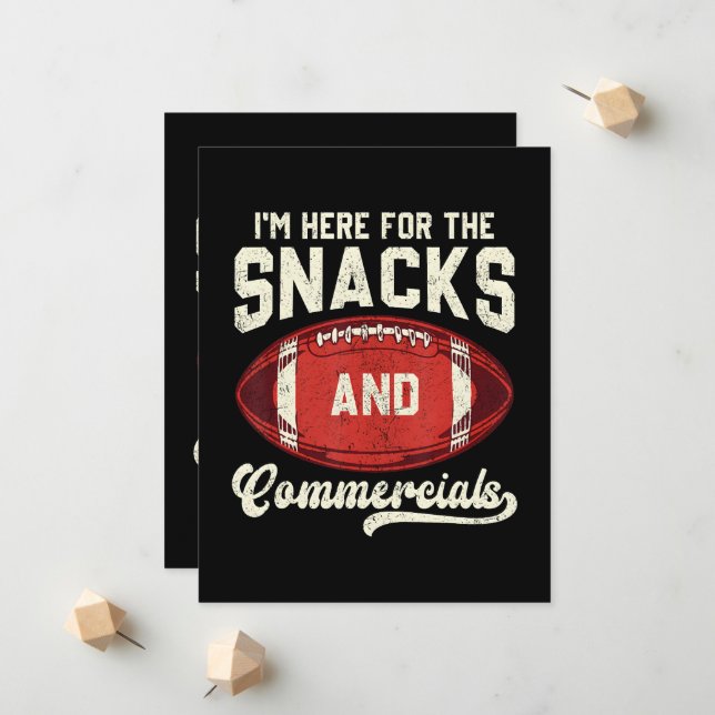 Anúncio Estou Aqui Pelos Lanches E Comerciais De Futebol A (Frente/Verso In Situ)