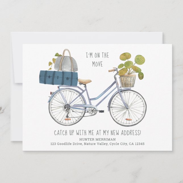 Anúncio Estou em Movimento Bicicleta e Bagagem Divertida M (Frente)