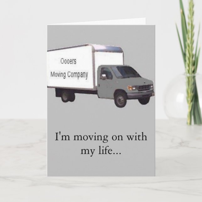 Anúncio Estou indo, e você está se mudando! (Frente)