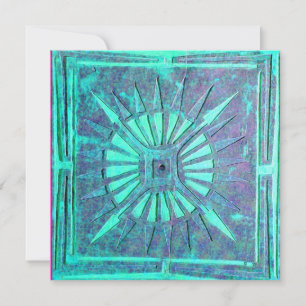 Anúncio ESTRELA DA MANHÃ, cor azul brilhante, branco