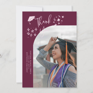 Anúncio Estrelas de Agradecimento Excêntricas Foto de Grad