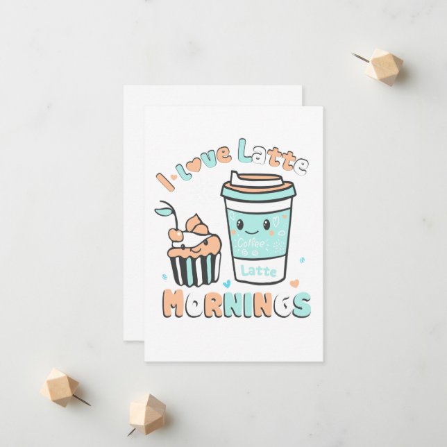 Anúncio Eu Amo Manhãs De Latte (Frente/Verso In Situ)