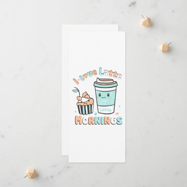 Anúncio Eu Amo Manhãs De Latte (Frente/Verso In Situ)