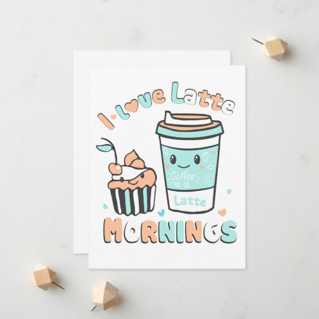 Anúncio Eu Amo Manhãs De Latte (Frente/Verso In Situ)