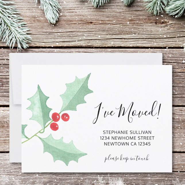 Anúncio Eu movi a aquarela Holly movendo (Criador carregado)