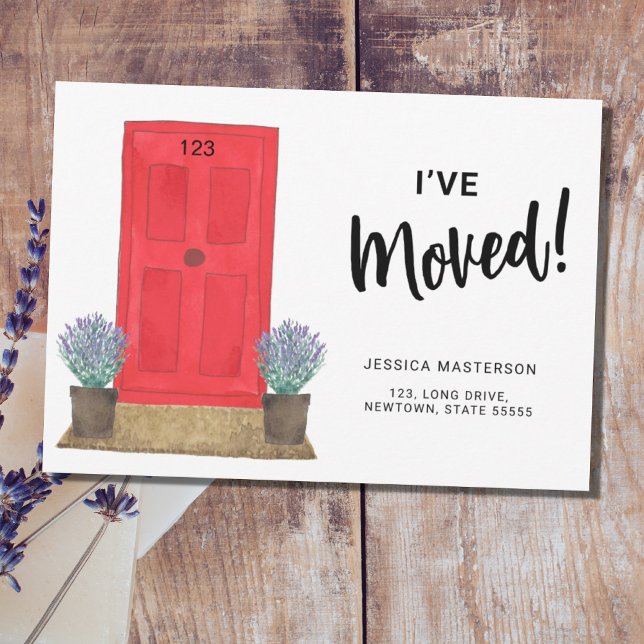 Anúncio Eu movi a porta frontal movendo-se (Criador carregado)